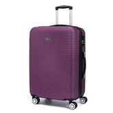 Maleta Albir mediana 4 ruedas morado frontal